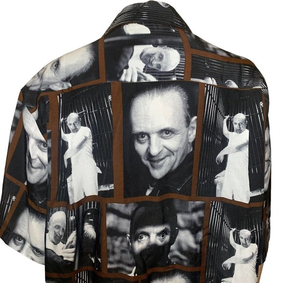 WACKO MARIA SILENCE OF THE LAMBS HAWAIIAN SHIRT MENS SZ M NEW NWT. #38 - Picture 5 of 11